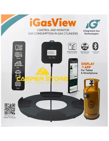 iGasView: indicador nivel de gas, con pantalla y App