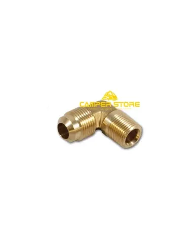 Conexión de 90° (3/8"+1/2" SAE) para el llenado de bombonas PRAKTO