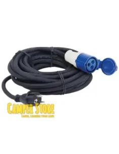 Cable adaptador para Toma Exterior- hembra a 230V macho. 4 metros