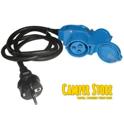 Cable adaptador para Toma Exterior con enchufe - hembra a 230V macho