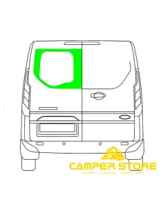 Cristal puerta trasera izquierda Transit Custom 2013-23. 2