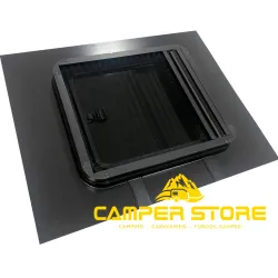 Cristal trasero con ventana corredera Ducato, Jumper, Boxer +2006. Osc. + Mosq. IZQ bisagra 270º