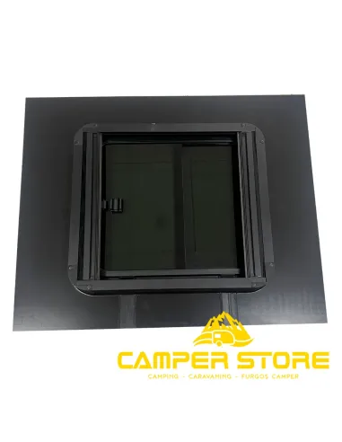 Cristal trasero con ventana corredera Ducato, Jumper, Boxer +2006. Osc. + Mosq. IZQ bisagra 270º