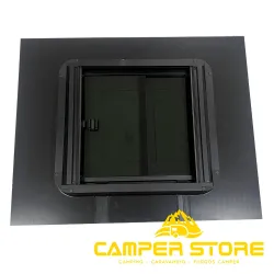 Cristal trasero con ventana corredera Ducato, Jumper, Boxer +2006. Osc. + Mosq. IZQ bisagra 270º