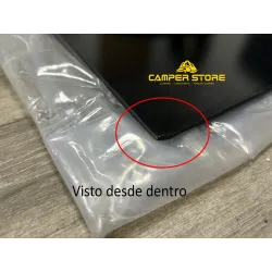 RASTRO. Ventana lateral para Crafter/MAN TGE +17. Oscurecedor + Mosquitera. IZQ
