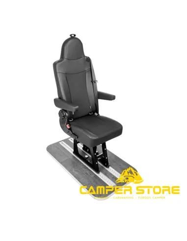 Asiento individual Tip & Fold con base giratoria 360º