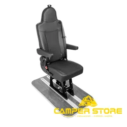 Asiento individual Tip & Fold con base giratoria 360º