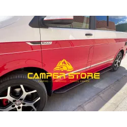 Estribos laterales VW T5/T6 L1 Aluminio negro