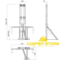 Estructura de asiento CTA para Ducato Jumper Boxer +2006