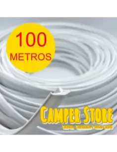 Canto T semiperfilado BLANCO. ROLLO 100 METROS