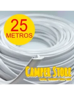 Canto T semiperfilado BLANCO. ROLLO 25 METROS