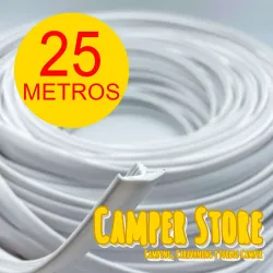 Canto T semiperfilado BLANCO. ROLLO 25 METROS