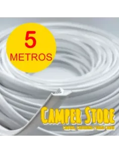 Canto T semiperfilado BLANCO. ROLLO 5 METROS