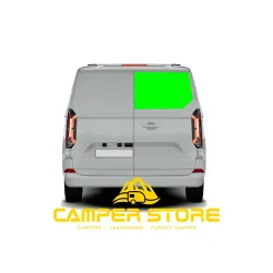 Cristal doble puerta trasera VW T7 Transit Custom +24. Derecha