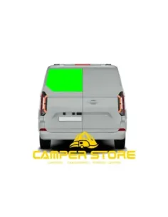 Cristal doble puerta trasera VW T7 Transit Custom +24. Izquierda