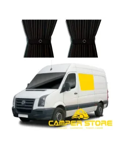 Cortinas negras para MB Sprinter dsd 06 VW Crafter 06-17
