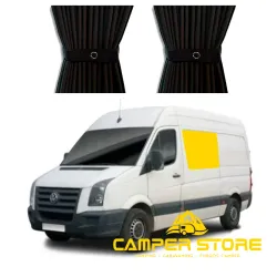 Cortinas negras para MB Sprinter dsd 06 VW Crafter 06-17