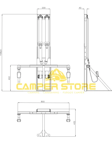 Estructura de asiento CTA para IVECO Daily +2014