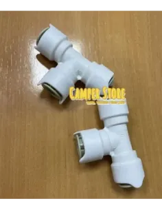 Conexión rápida en T. 12 mm. Pack de 2
