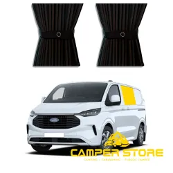 Cortinas negras para VW T7, Ford Transit Custom V710