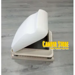 Claraboya Vent 28 F. Blanca. 28x28 cm