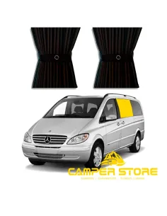 Cortinas negras para MB Vito/Viano 639/447 2