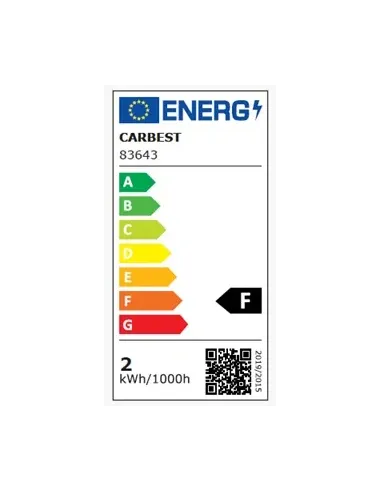 Flexo LED con toma USB C. Negro. 250 mm