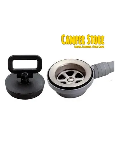 Desagüe de 90º 48mm Ø con tapón (19 - 25 mm)