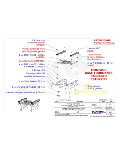 Base Giratoria Scopema para Jumpy, Expert, Traveller, Proace dsd 2016 - Copiloto 2