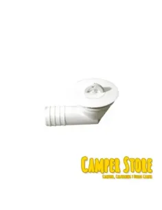 Desagüe acodado de 19-20 mm con tapón, para ducha