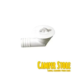 Desagüe acodado de 19-20 mm con tapón, para ducha