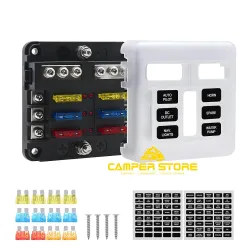 Caja Portafusibles. 6 unidades