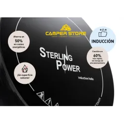 Placa Inducción Sterling con panel independiente. 1000W