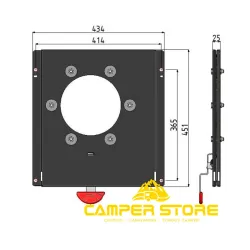 Base Giratoria Crafter / MAN TGE desde 2016 | Camperstore