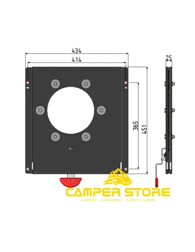 Base Giratoria Crafter / MAN TGE desde 2016 | Camperstore