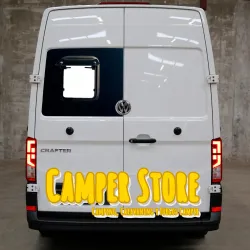 Cristal trasero abatible VW Crafter +2017. Izquierda