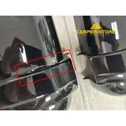 RASTRO. Protector Retrovisor de brazo largo Ducato AUTOCARAVANA. Negro. Pack de 2