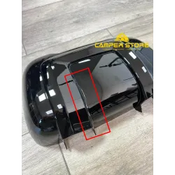 RASTRO. Protector Retrovisor de brazo largo Ducato AUTOCARAVANA. Negro. Pack de 2