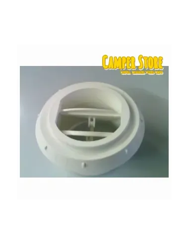 Rejilla obturable para calefacción. Blanca