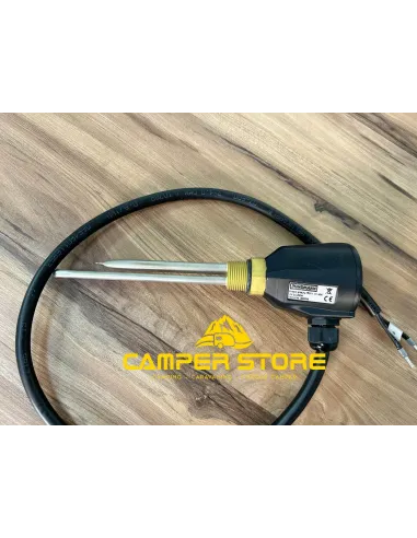 Resistencia para boiler Pundmann. 12V 200W 170 mm con Termostato. Selfa 41.409