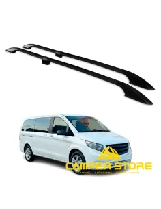 Barras de Techo Solid Alu Black Vito / Viano 639 y 447
