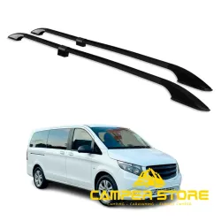 Barras de Techo Solid Alu Black Vito / Viano 639 y 447