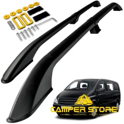 Barras de Techo Solid Alu Black Vito / Viano 639 y 447