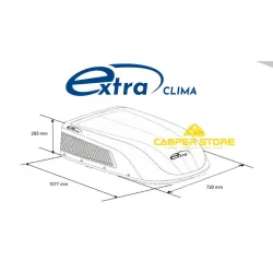 Aire acondicionado ExtraCLIMA con inversor. 2650 W. Blanco