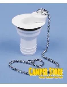 Desagüe Recto con Tapón, para Ducha o Fregadero