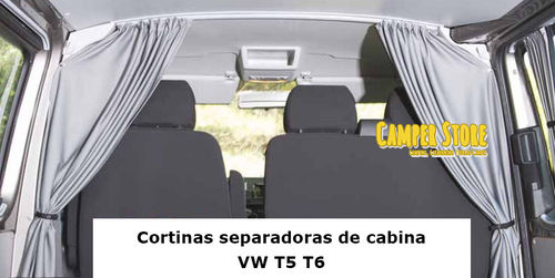 Cortinas separadoras de cabina - VW T5 T6