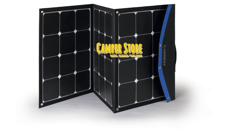 Panel solar plegable 135W Carbest + regulador solar - CamperStore