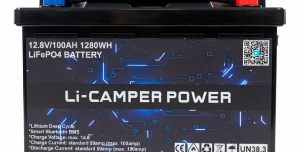Batería de Litio 12V Li-CAMPER POWER: La Energía Inteligente que tu Camper Merece