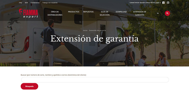FIAMMA: EXTENSIÓN DE GARANTÍA DE 2 A 3 AÑOS (Toldos y Portabicis)